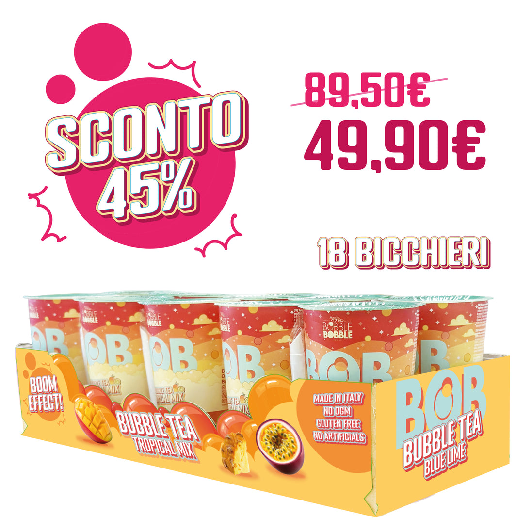 BOB - Confezione da 18 PROMO